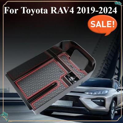 For Toyota RAV4 -2024 Central Storage Box Armrest Armrest Glove Holder Plate Car Container Organizer Car Accessories