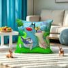O-Oggy and the C-Cockroaches Square Double-Sided printed Pillow Case Bedroom Bedside Pillow Sofa Cushion Cover