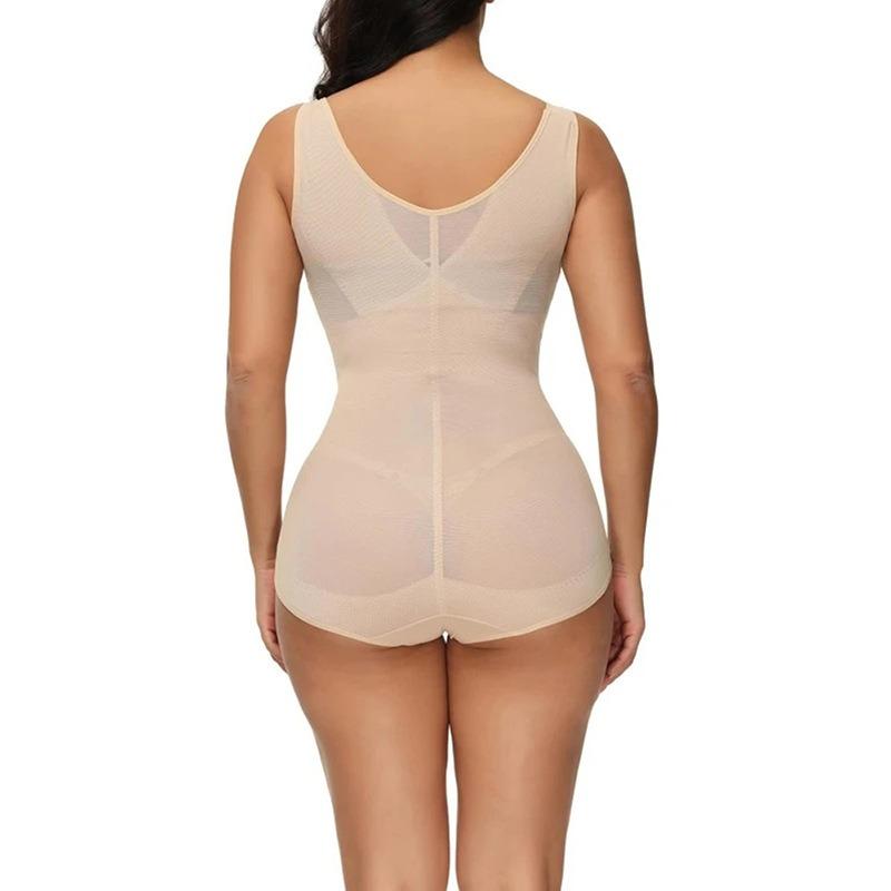 Women Postpartum Mesh One Piece Shapewear Tummy Control Breast Support Body Shaper