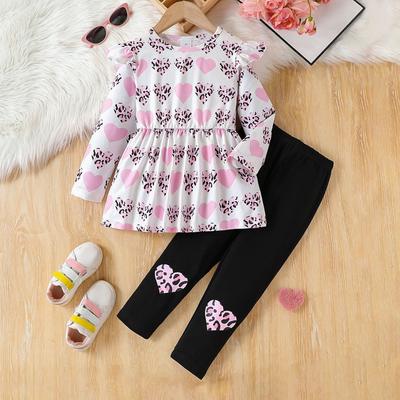 Kids' Long-Sleeve Top Set - Casual, Stylish & Versatile Children's Outfit