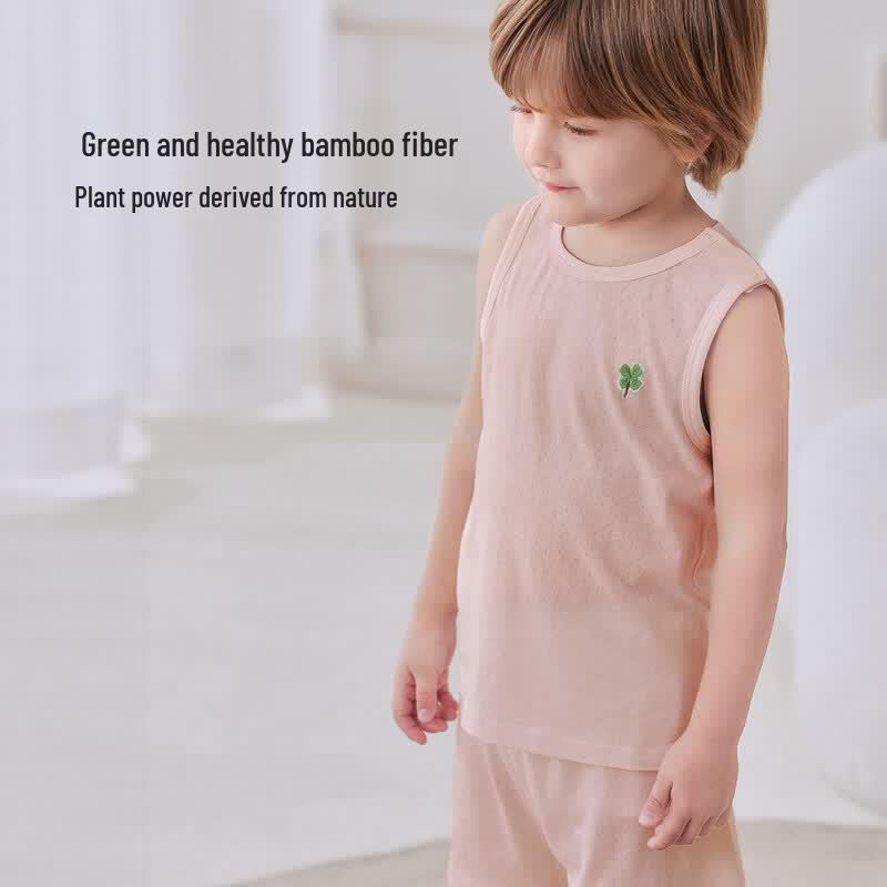 Babylove Unisex Summer Bamboo Cotton Vest & Shorts Set