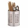 Stainless Steel Utensil Holder Round Holes Flatware Drying Rack  Chopsticks/Spoons/Forks/Knives