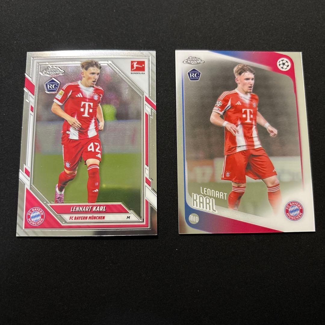 Used Karl Player Soccer Card Rookie Card RC Set of 2