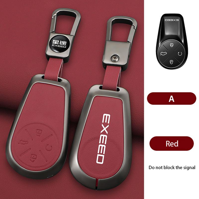 

Zinc Alloy Car Key Case For Chery Exeed Vx Lx Rx Txl Modified Fl Cdm Phev Remote Cover Shell Keychain Holder Fob Key Ring