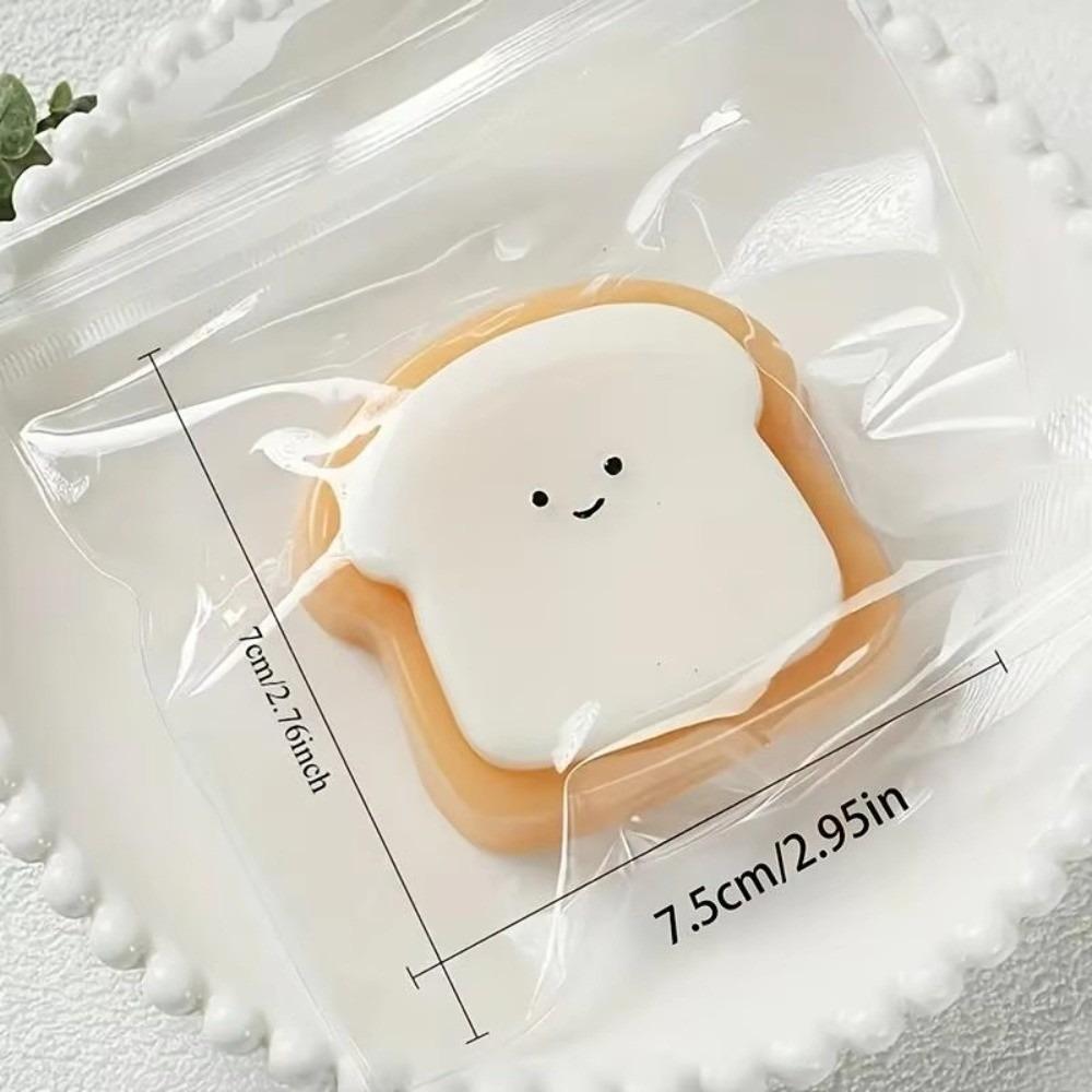 Soft Stress Relief Toy Slow Rebound Sensory Toy Creative Slow Rebound Toy  Holiday Gifts Toast Shape