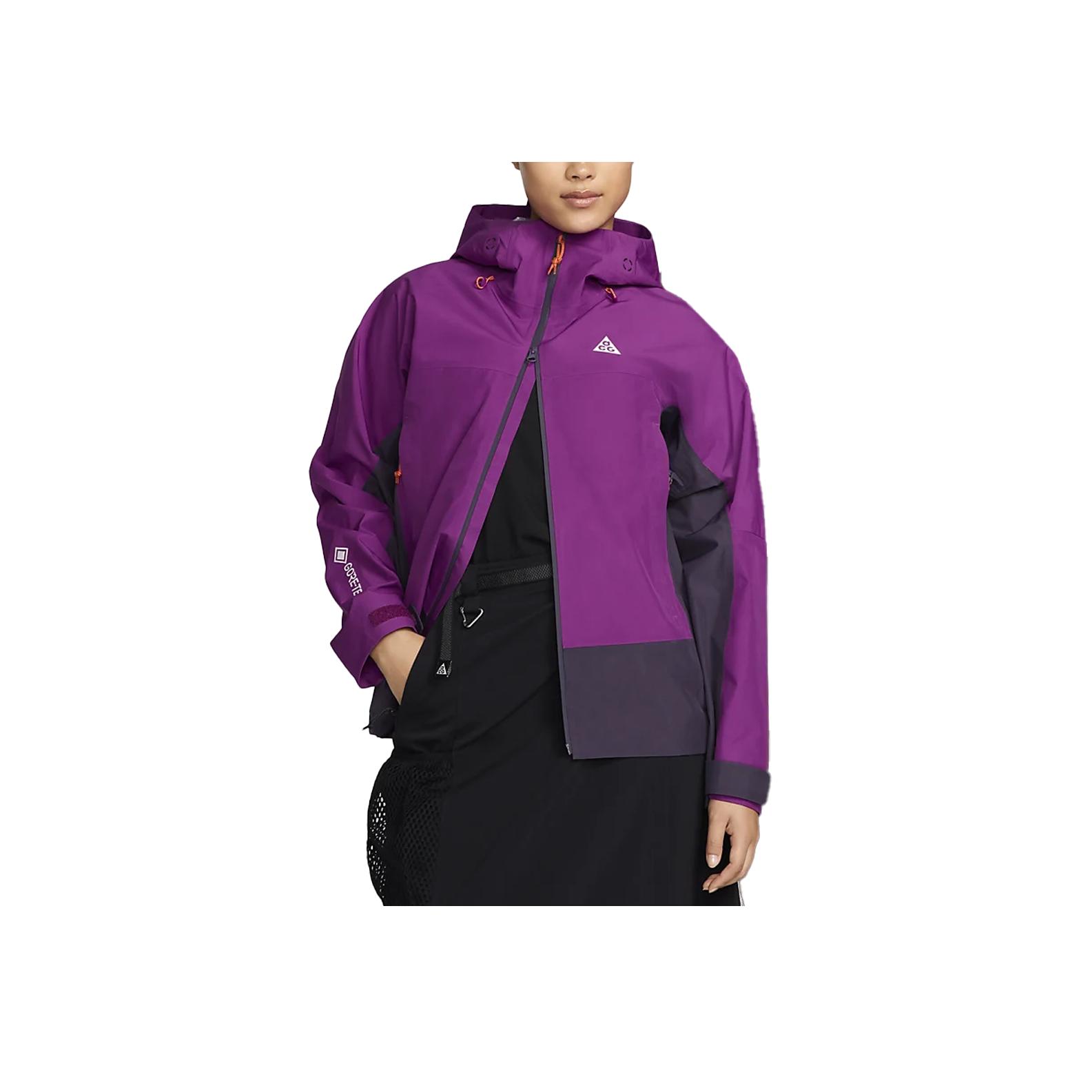 

Nike Storm-Fit Misery Ridge Windproof Waterproof Breathable Soft Hooded Zip-Up Long Sleeve Jacket Unisex jackets Purple FV8642-505 XL