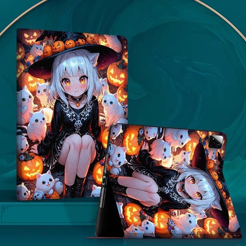 Cartoon Cat Flower For Xiaomi Redmi Mi Pad 4 5 6 6s 7 7s SE Pro 2 11 Plus Max 12.4 11 11.2 12.5 8.7 inch Tablet Case