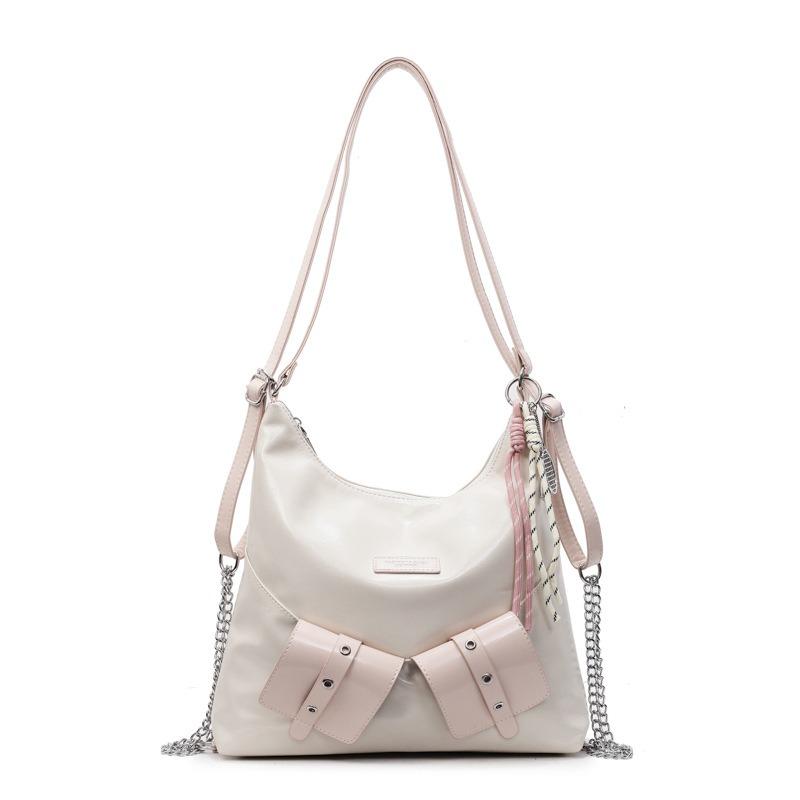 Commuter tote bag women's large-capacity new niche chain single shoulder messenger bag high-end backpack