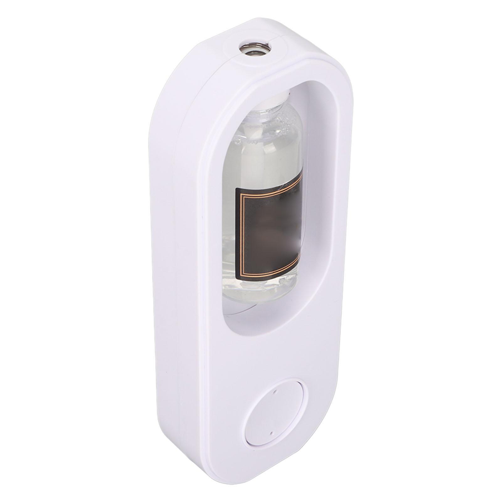 Fragrance Dispenser Automatic 3 Gears Adjustable USB Charging Essential Oil Aroma Diffuser for Bedroom Bathroom White