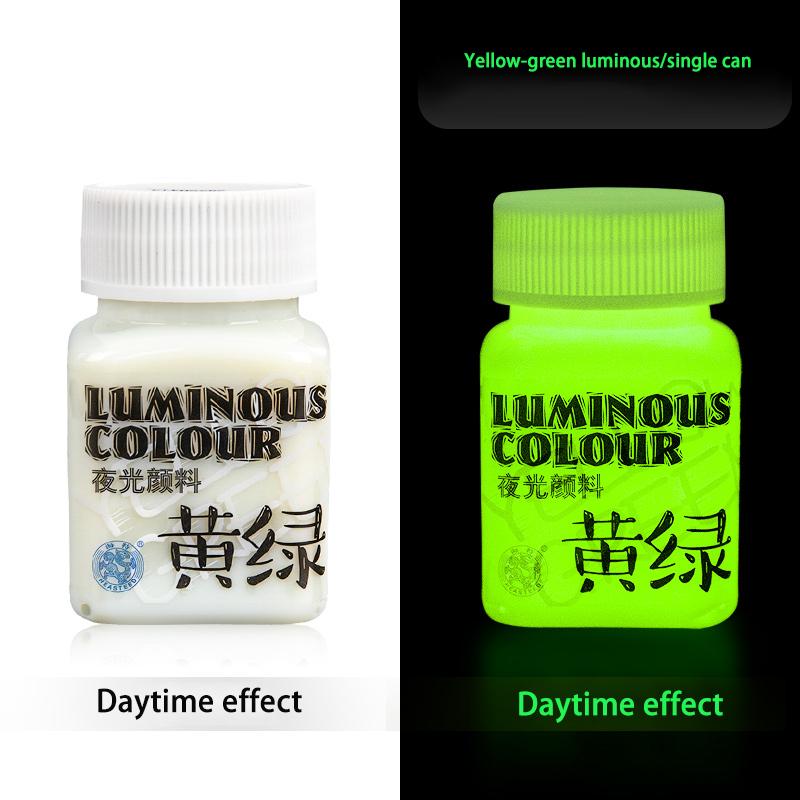 

1Pc Fluorescent Acrylic Paint Luminous Pigment 58ML Glow in Dark Hand Painted DIY Glass Textile Wall Light Absorbing Pigment