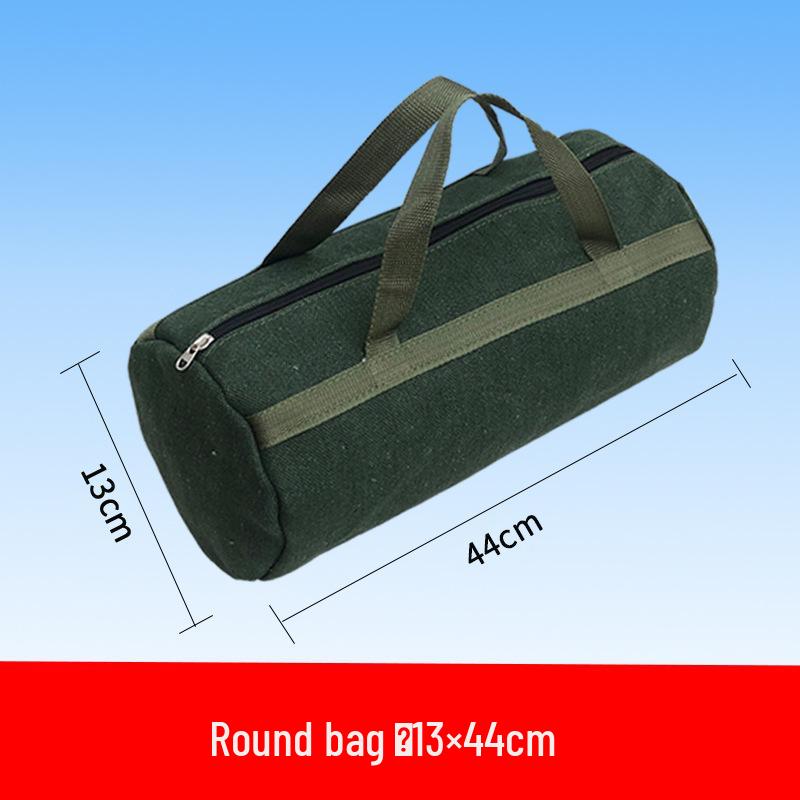 Large Capacity Thickened Canvas Electrician and Auto Repair Tool Bag