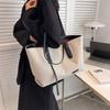 IELGY Ladies Tote Bag - Large Capacity One-Shoulder Canvas