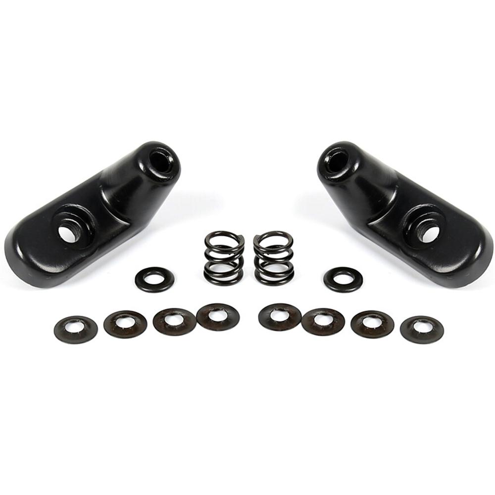 For 2003-2006 Jeep Wrangler Sun Visor Bracket Repair Kit 924-532 Black Aluminum