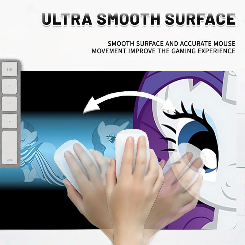 1Pc Little Pony Friendship Gaming Mouse Pad Keyboard Desk Mat Non-slip Rubber Lock Edge Waterproof Computer Mousepad for Office Home Decor Y195
