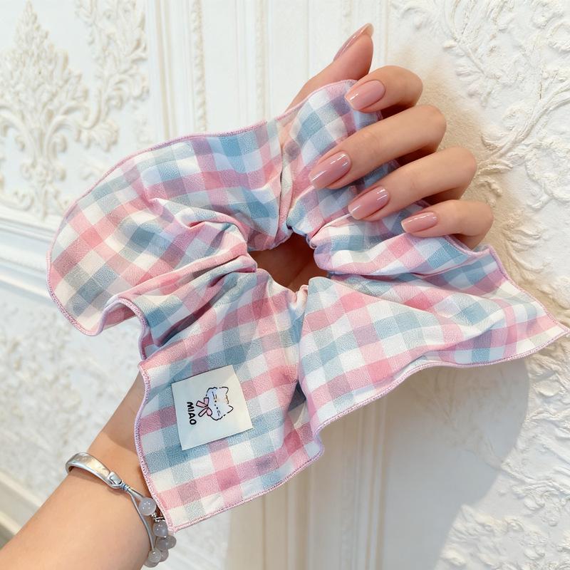 

Polka Dot Scarf & Scrunchie Set: Cute, Non-Damaging for Girls Hair.