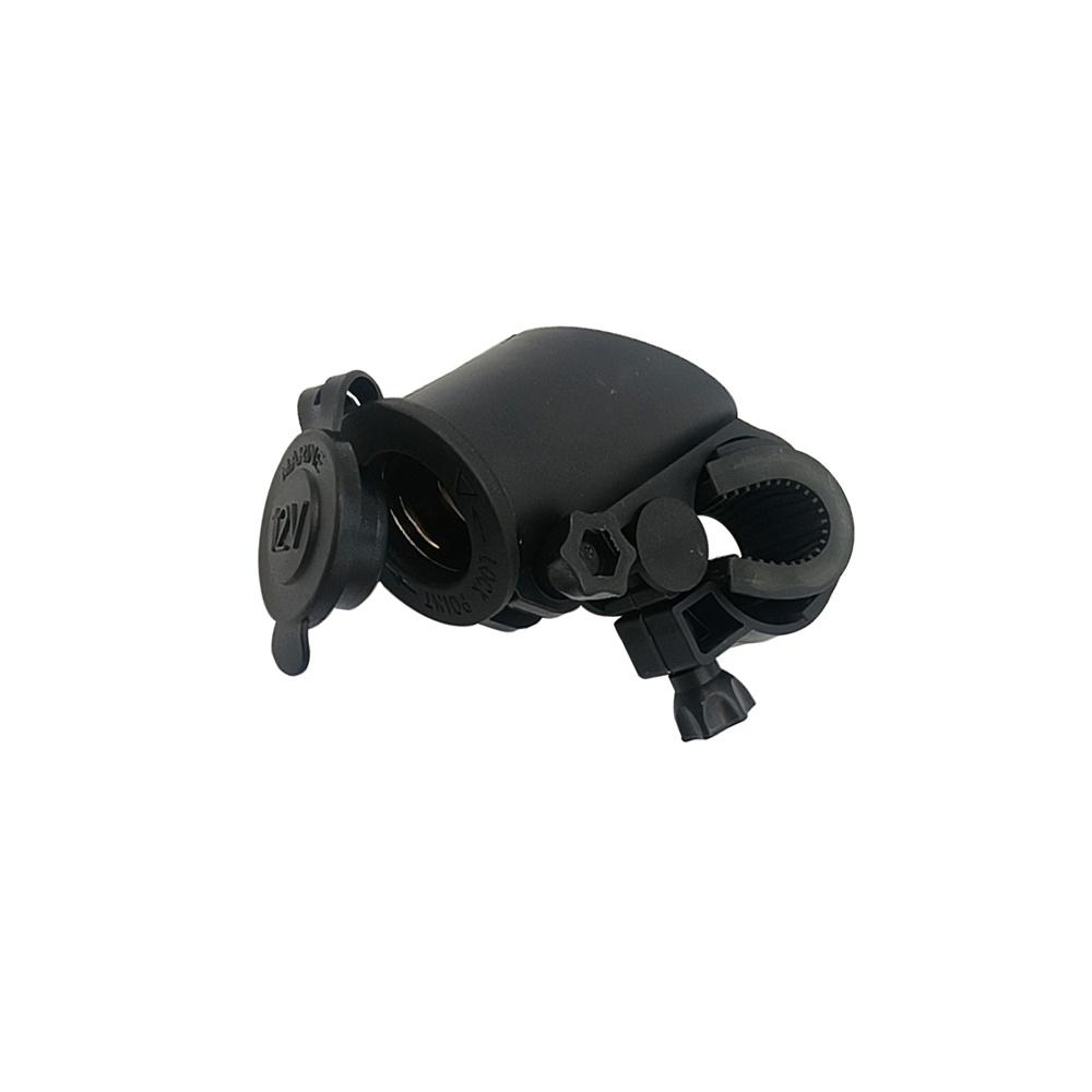 1 X Universal Waterproof Motorcycle Cigarette Lighter + USB Integrated Bracket