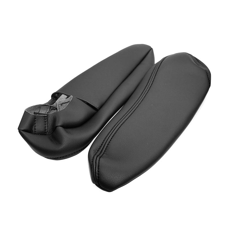 Car Microfiber Leather Driver & Passenger Side Seat Armrest Handle Cover Trim For Toyota Sienna 2005 2006 2007 2008 2009