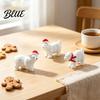 Desktop Garden Decorations Miniature Polar Bear Figurines Durable Synthetic Resin Animal Holiday Landscape Accessories Ornaments Decorative Accents