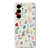 For Samsung Galaxy A56 5G Case Colorful Flower Branches Pattern Printing Straight Edge TPU Phone Back Cover