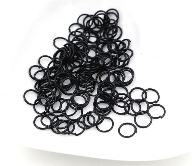 3-20Mm iron ring opening ring single ring manual connecting ring closed ring bracelet necklace connecting ring jewelry accessories