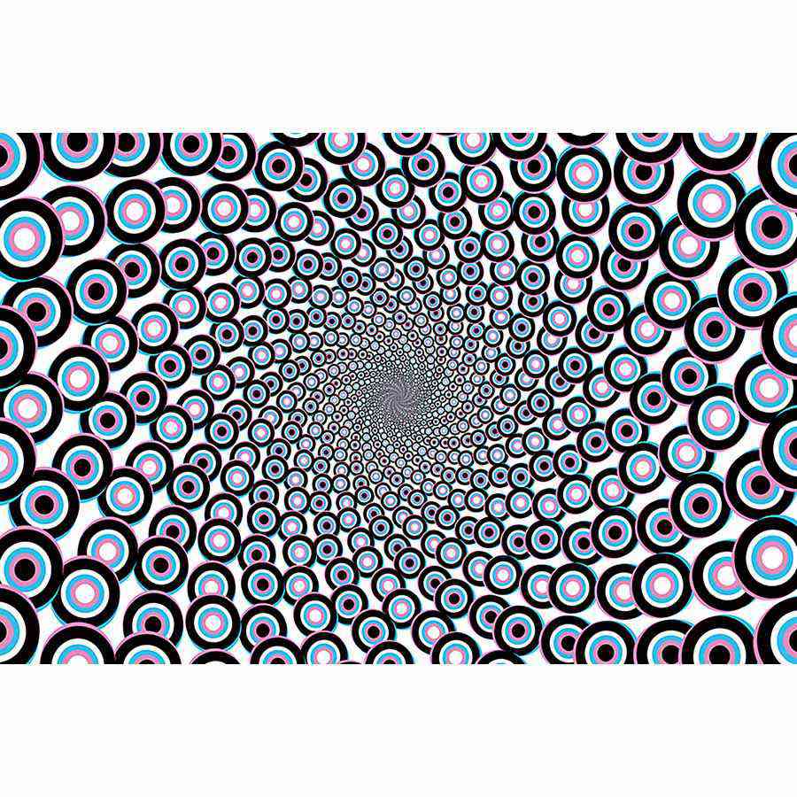 MOON.QG 3D Photography Wallpapers Backdrop Visual Illusion Background Swirl Geometric Home Wall Event Photo Studio Decorations