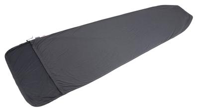 Captain Stag (CAPTAIN STAG) Sleeping Bag, Thermolite Inner Sheet, Mummy Style, with Drawstring Hood, Black, UB-33, 90(50)cm Wide X 210cm Long
