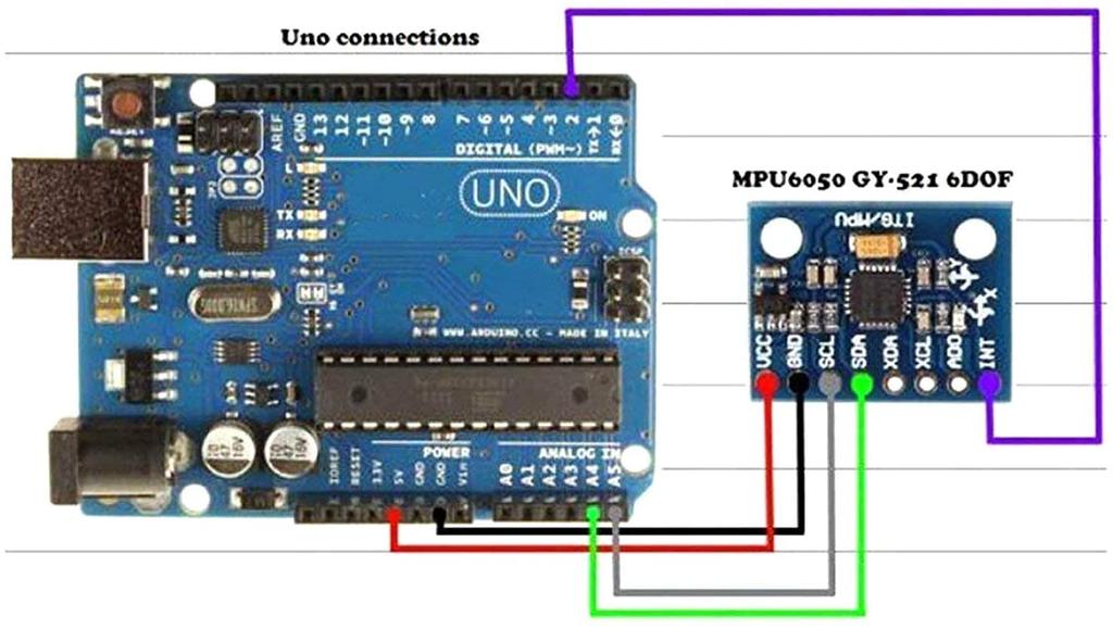 GY-521 MPU-6050 Module – 3-Axis Gyroscope & Accelerometer – For Arduino – Precise Motion Control – Green – Plastic