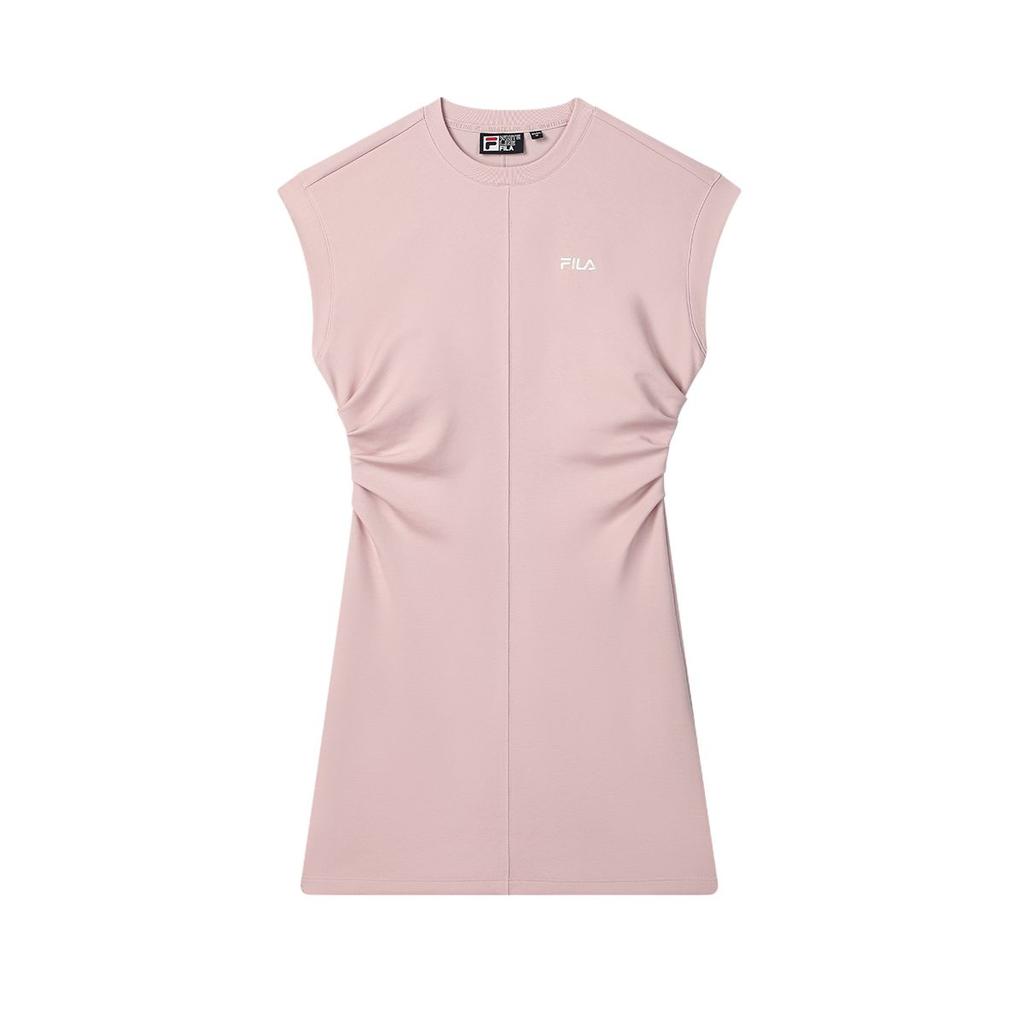New FILA HERITAGE Sleeveless Dress Women's Bare Pink F51W528301F-PK