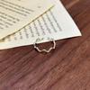 Su Chuang S925 Sterling Silver Adjustable Twisted Knot Ring for Women - Simple, Stackable, Ins Aesthetic