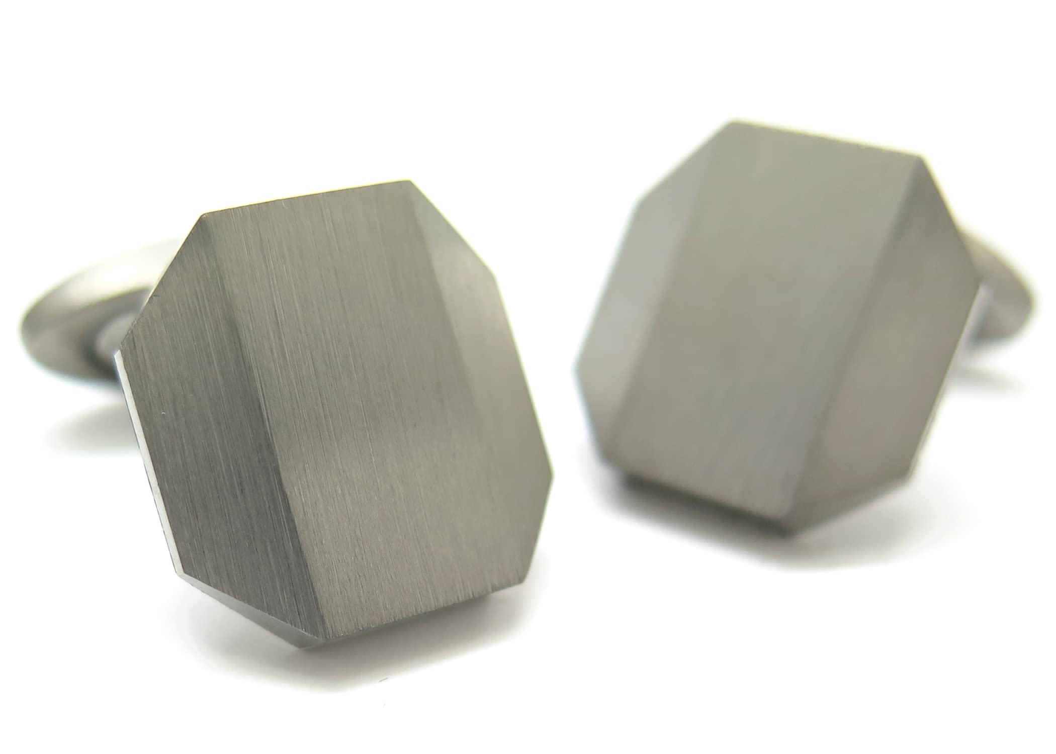

TATEOSSIAN Titanium Octo Precious Cufflinks Cuffs, Cufflinks, чорний