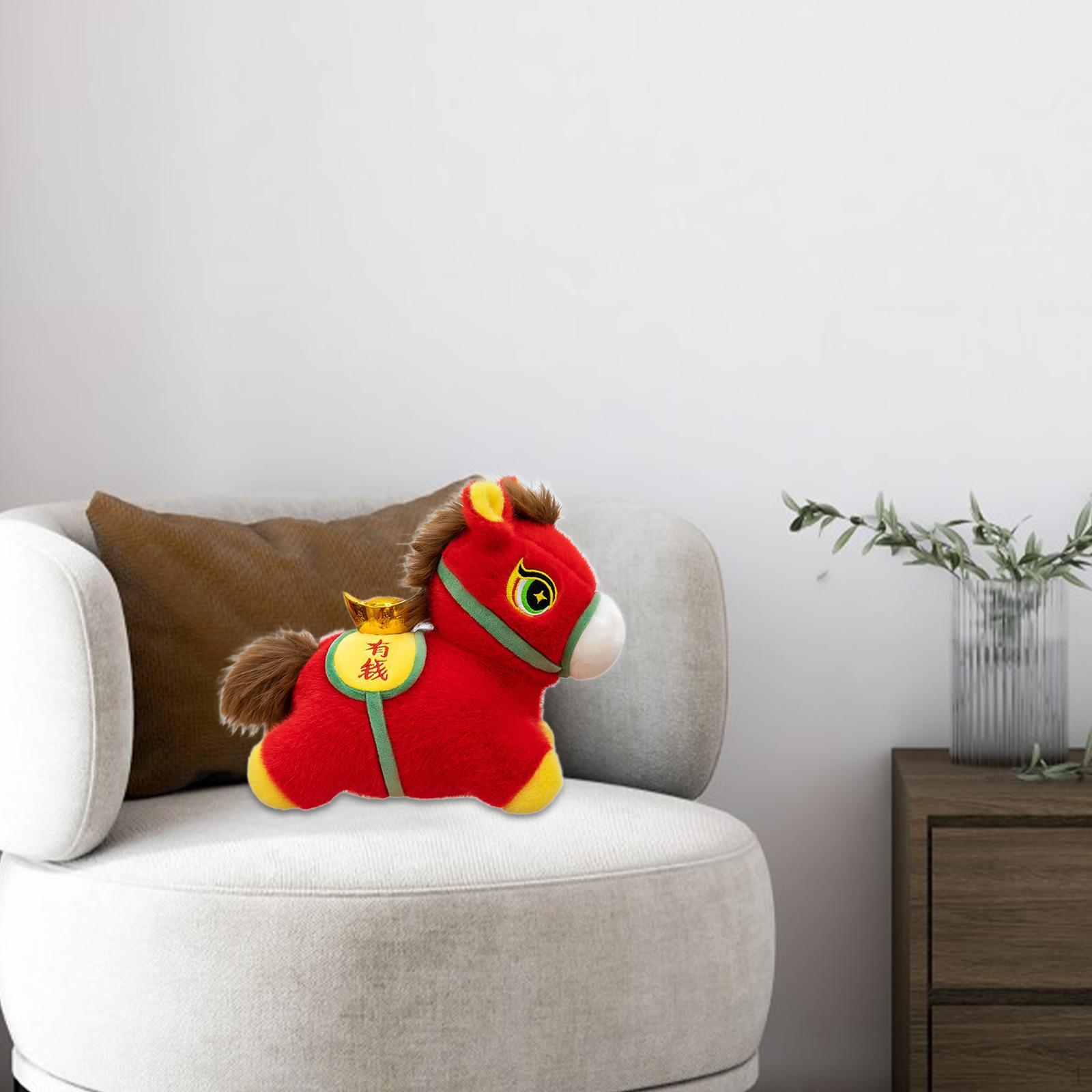 

Horse Toy Cute Chinese Year Ornament for Teens Adults Birthday Gifts 25cm