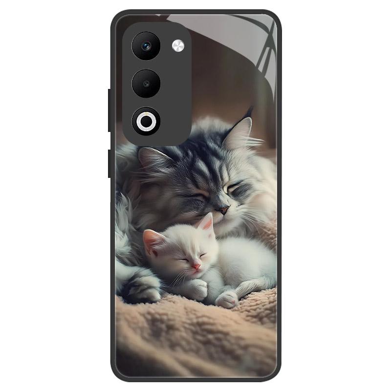 For OPPO A5 A5M Case Luxury Tempered Glass Phone Case For Oppo A5i Pro Shockproof Hard PC Back Cover Camera Protection Fundas
