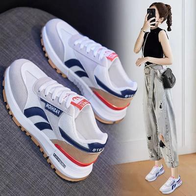 Kadın Spor Ayakkabıları Kadınlar İçin Nefes Alabilen Günlük Ayakkabılar Platform Antrenman Ayakkabısı Açık Hava Eğlence Spor Koşu Ayakkabıları Zapatos Mujer