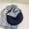 Simple shoulder dumpling bag women's summer lightweight college student messenger bag commuter handbag travel bag