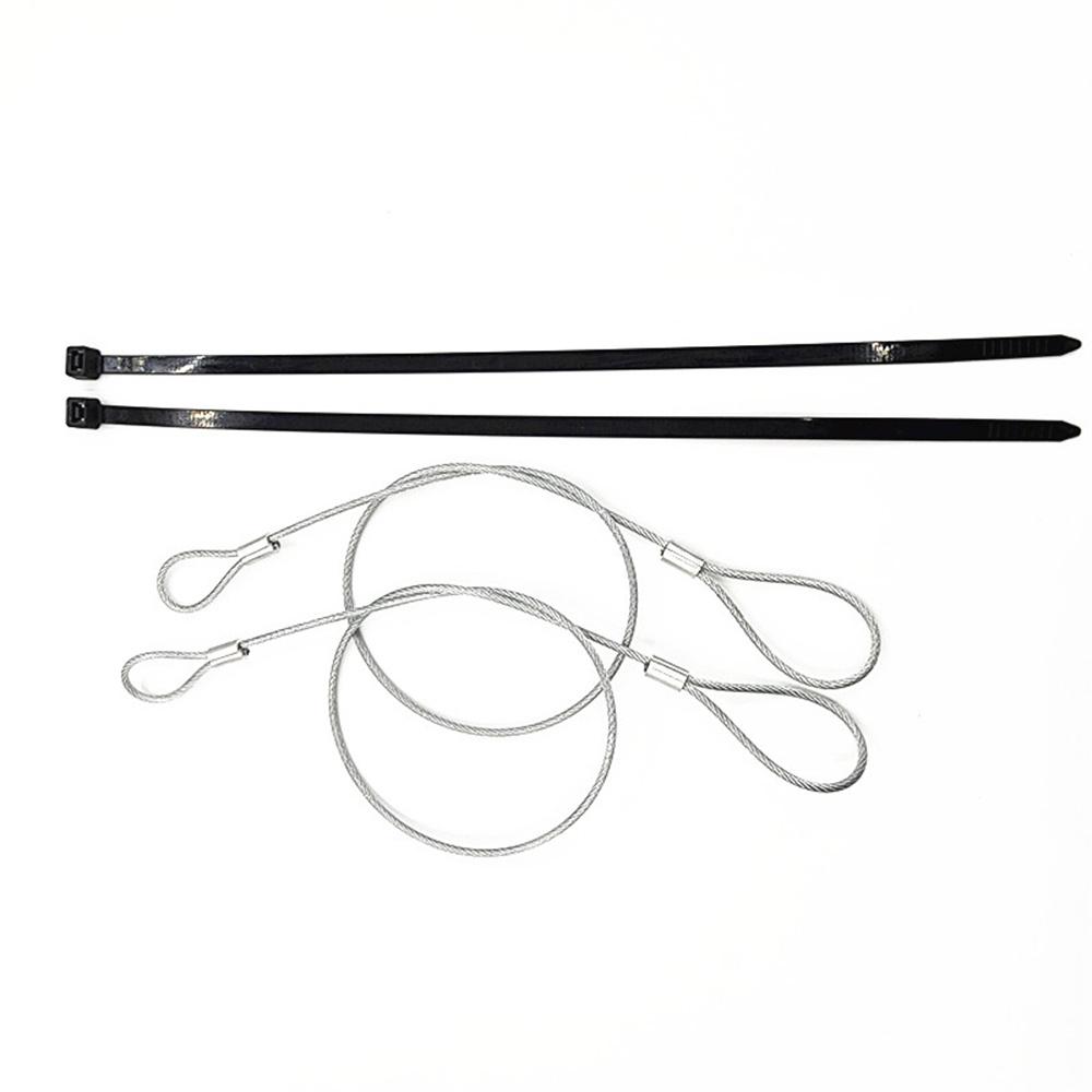 2Pcs Emergency Hood Release Cable Kit For Corvette C4 1984-1996 Part# RP604802
