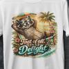 First of All I'm a Delight, Funny Raccoon Shirt, Sarcastic Quote Shirt, Sarcasm Shirt, Unique Gifts, Funny Animal Shirt, Raccoon T Shirt