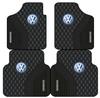 T23-Car Floor Mats Auto Foot Pad Protector Carpet Front and Rear Mats For VW GTI Rline R Golf Polo Passat Magotan Tiguan