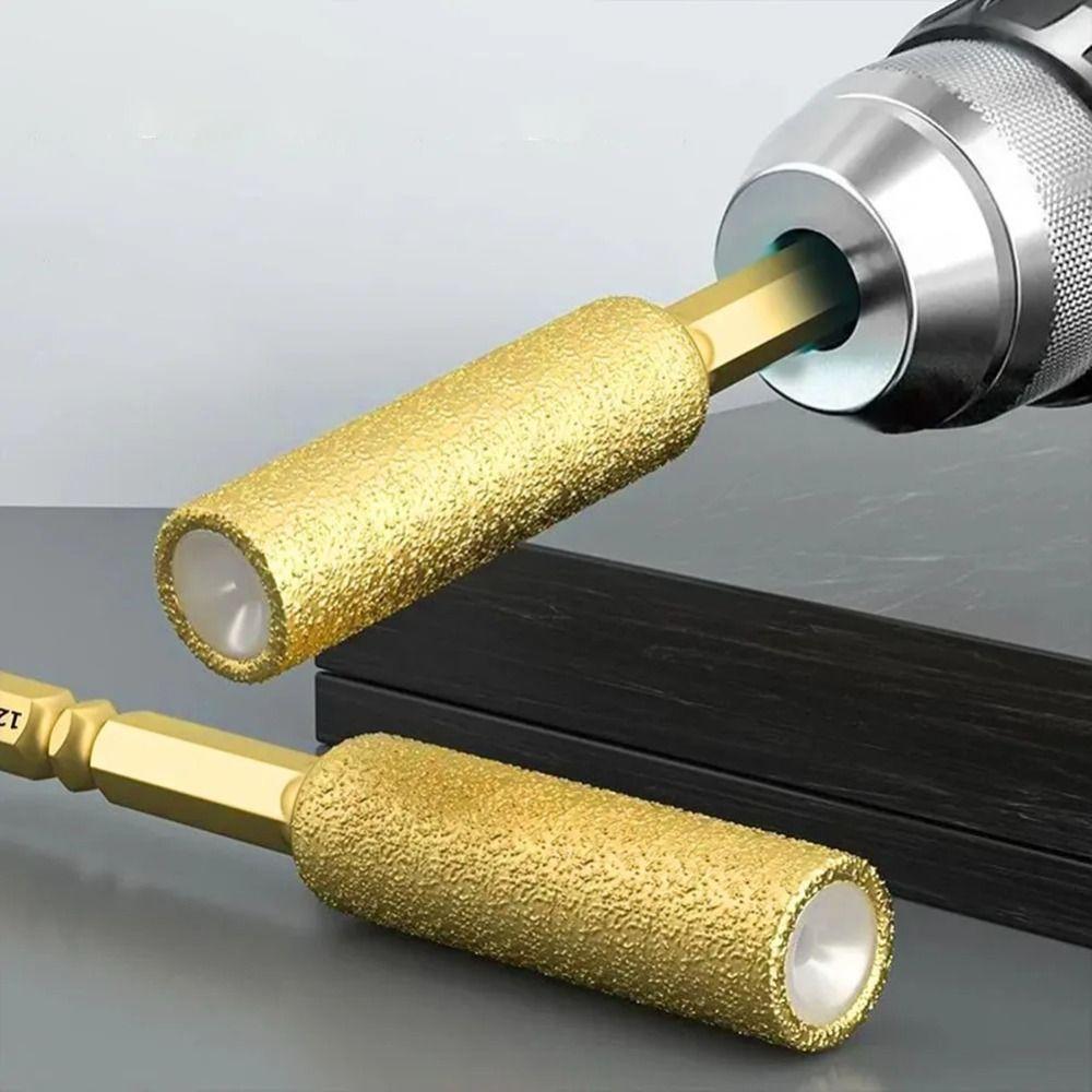 6/8/10/12mm Size Hexagonal Shank Core Drill Bit Tile Marble Drill Bit  Dry Drilling Application