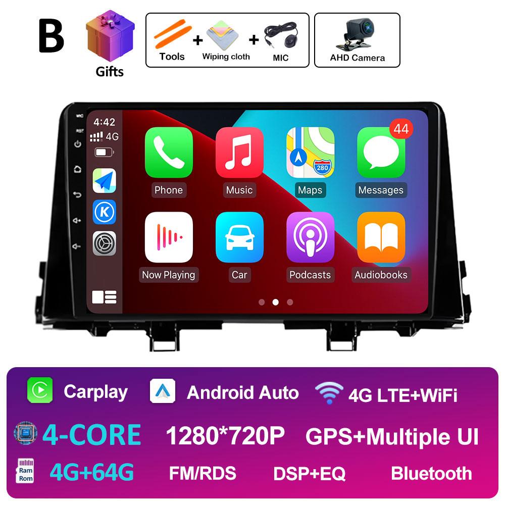 For Kia Morning 3 Picanto 2020 2021 Car Multimedia Video Radio Player Android Smart System Cooling fan DSP Stereo WIFI Head Unit