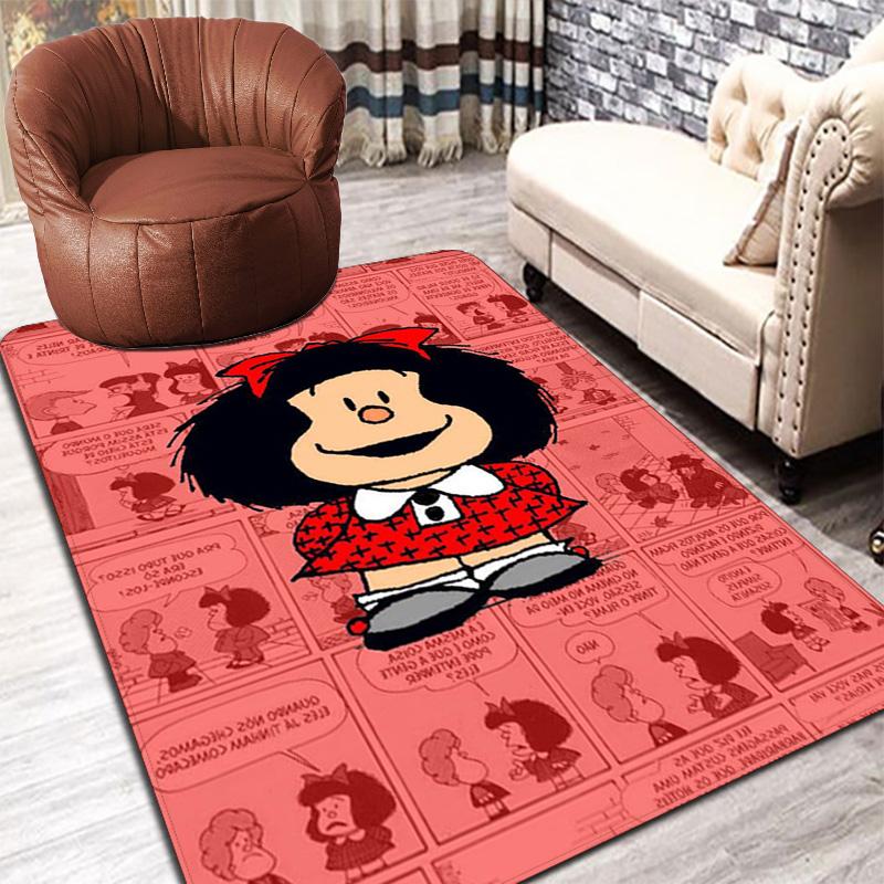 Mafalda Rug Floor Mat for Living Room or Bedroom Soft and Comfortable Carpet a Gift for Birthday and Holiday.NFF0928451