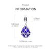 Original 925 Sterling Silver Bead Charms Dark Blue Easter Egg Pendant Fit Original Bracelet Necklace For Women DIY Jewelry Gift