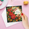 6Pcs Christmas DIY Diamond Painting Card Tree and Angel Girl Diamond Drawing Card Diamond Painting Greeting Card for Adults