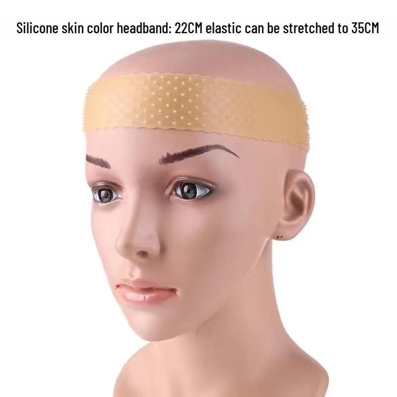 

Силиконовая антиперспирантная нескользящая спортивная повязка на голову: Потонепроницаемый, водонепроницаемый, дышащий, устойчивый к падению, идеально подходит для париков