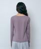 PISCESS Side Slit Long Sleeve Top_Mid Grey