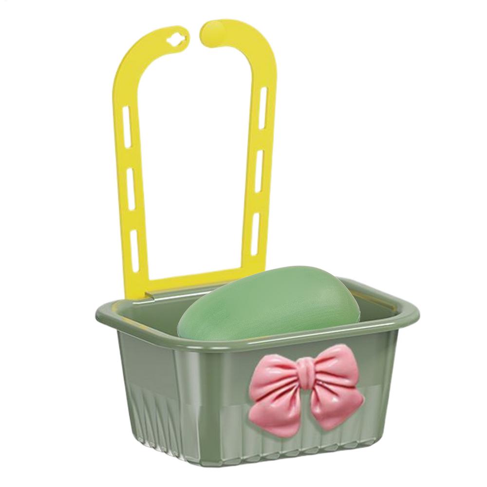 

Sink Strainer Basket Sink Food Strainer Basket For Kitchen Space-Saving Organizer Faucet Mount Waste Filter For Apartment Hotel зелений