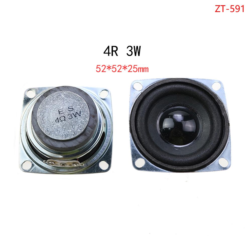 JCD 1Pcs Speaker Horn 4R 3W 5W Diameter 36mm 40mm 45mm 50mm 52mm 57mm 78mm Amplifier Rubber Gasket Loudspeaker Trumpet 4 Ohm