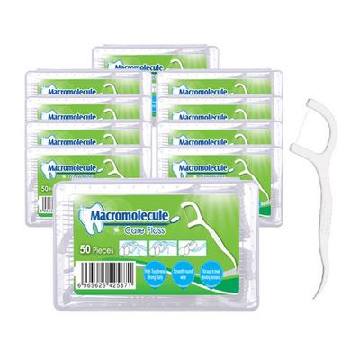 Hilo dental desechable 400D, 50 piezas, 10 piezas