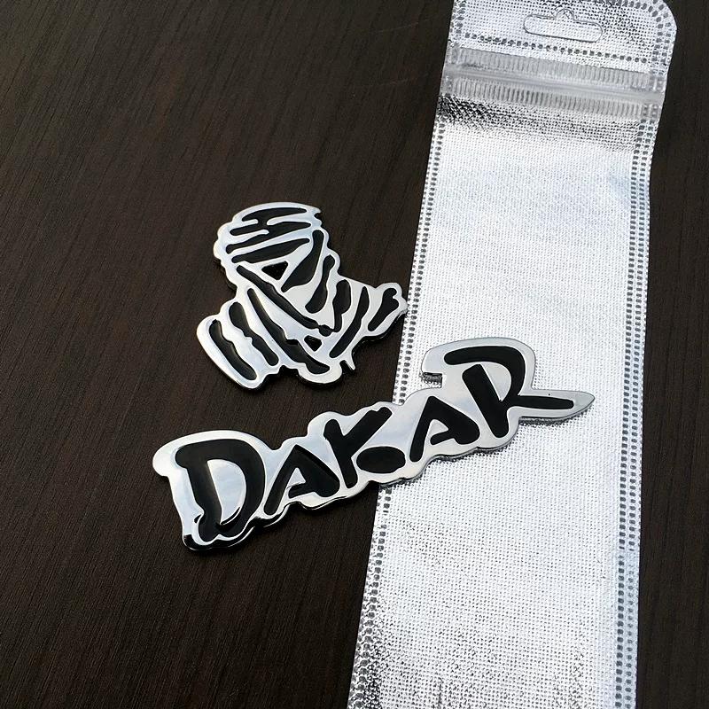 Personalized Dakar Car Sticker Off-road Metal Car Logo Modified Body Sticker Rear Tail Label Decorative Sticker Creative Sticker