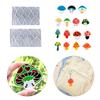 Pendant Molds Keychain Jewelry Mold Mushroom Shape Silicone Keychain Mold Silicone Material Hand-Making Tool for Pendant