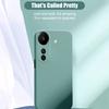 Für XiaoMi POCO C65 C 65 POCOC65 6,74 Zoll Flüssigsilikonhülle Globale Version Ganzkörper-Kamera-Schutzhülle, quadratische Abdeckung aus Silikon